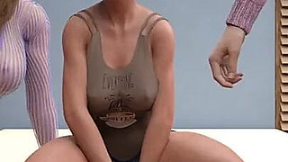 Stepmom Licks Stepson's Cock - Sexbot #43 Animated Sex Game Gameplay