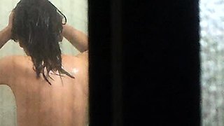 Amateur striptease and Solo masturbation