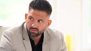 Horny Secretary Sky Pierce Rides Boss