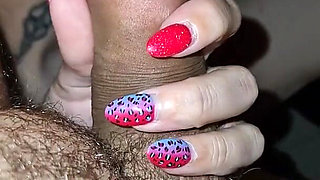 I Blow My Friend. He Then Deliciously Squirts My Fertile Pussy Full of Sperm. Creampie