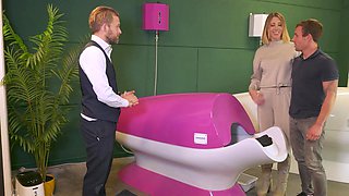 Blonde hot MILF amazing sex video