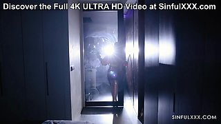 Need a Hand? Maid Lady Lyne finds Michael Fly tied to the bed by SinfulXXX