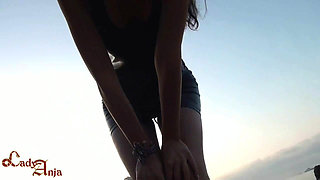 Sandy masturbation experience