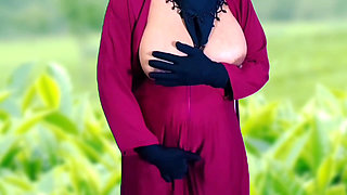 Indian beautiful hijabi Muslim couple thirsty for sex