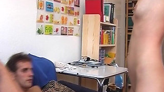 Perfect Blondie From Germany Got Double Fucked in Threeway