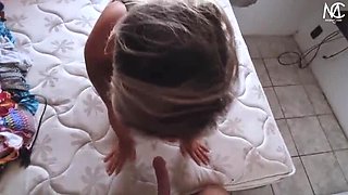 Hot Blonde Teen Neighbor Cleans My Room & Fucks Me Hard - Big Ass & Perfect Bunda