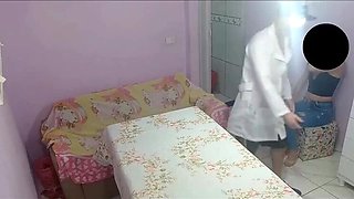 Horny massage girl tricks client into sucking her cock