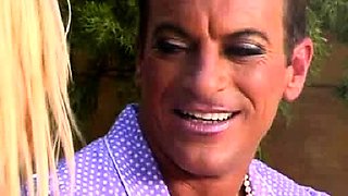 Blonde blowjob adoring skank facialized after hardcore fun