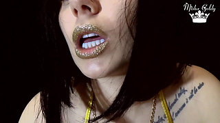 Pov French golden kissings  JOI