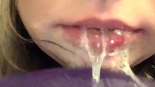 Jessy funny amateur teen brunette toying