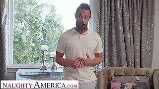 Catalina Ossa gets caught sniffing panties then fucks friend's husband hard