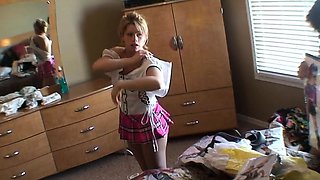Brooke Heaven Testing Lingerine