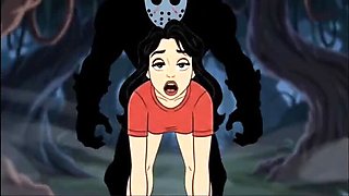 Halloween Hentai: Jason Fucks College Girls at Crystal Lake - Friday the 13th Cartoon Parody