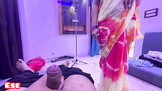 Desi Aunty Helps Me Pee Then Fucks Me Doggy Style - Sammy Sins Rough Homemade Indian Sex
