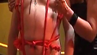 Mature Mistress Binds Masked Sub for Hot Wax Play