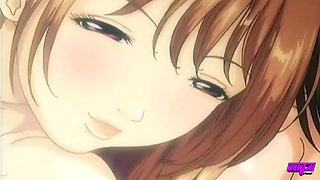 HENTAI PROS - Busty Beauties Settle Their Feelings By Sharing A Wild Threesome With Their Hard Neighbor