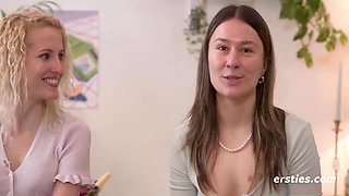 4 Sexy German Ladies Have Hot Sex With Strap Ons & More With Sarah Calanthe