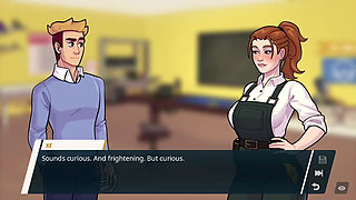 Perfect Body Beauty Ties Man and Rubs His Big Cock - Academy 34 Gameplay