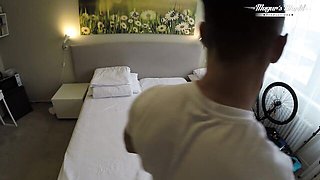 Hypnotic Mugur and Julia's natural tits scene