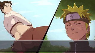 Naruto hentai tenten, big boobs, gaming