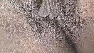 The Village Woman Is Showing Her Large Pussy