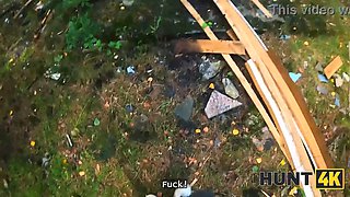 Hunt4k. red haired babe was truly innocent to fuck while gf was witnessing