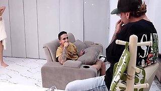 Allison Sweet And Dani Clark In My Stepbrothers Friend Has A Huge Cock, Can He Fit It Me