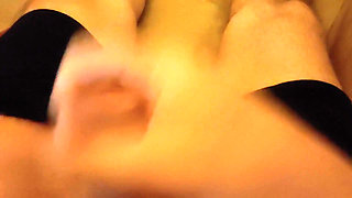 Lying on the Couch and Jerking off My Little Cock, Having a Quick Little Orgasm