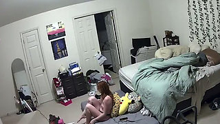 Wife gets caught by husband masturbating