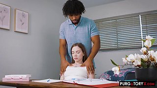 Tony Genius Seduces Blonde Venus Vixen