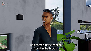 My Friend's Steamy Stepmom Maya's Secret: A Silent, Passionate Bathroom Fuck with Me