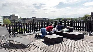 Hot Whore Fucked by Actorfab on the Rooftop