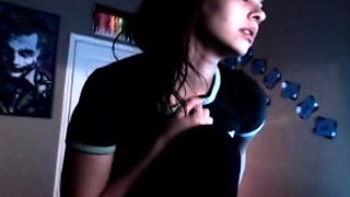 Ass licking for brunette in sexy lingerie