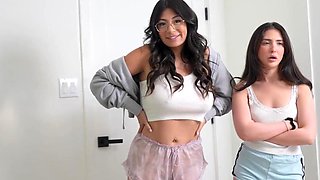 petite step sister with her huge titty bff wanted to ma