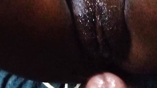 Pussy and Dick in Door Sex Play