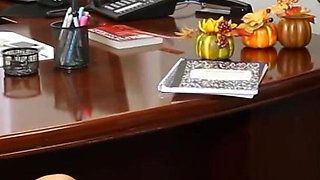 Principal fucks two girls