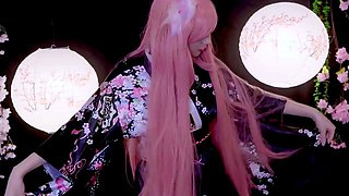 Emo teen Becka solo webcam masturbation