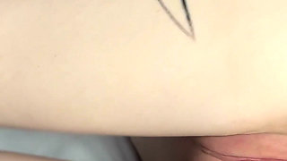 Cute Teen Goth Girl Fucks Her Anal and Gapes Her Tight Asshole