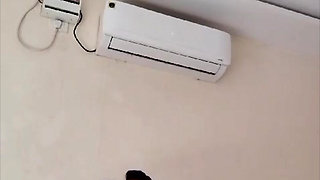 Fucking in Indian style with a Harney wife in hotle room and bed room