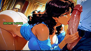 3-Round Challenge Watching Beautiful Animated MILFs