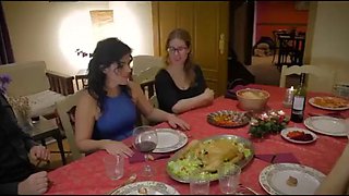 Dinner Party: Blowjob, Doggy  Licking Porn