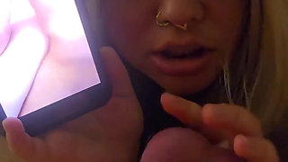 Watching Me Get Fucked Raw for a Creampie From a Big Cock! Flat Pink Pussy Cock Cage for Cuckie as I Give Him Sph & CBT!