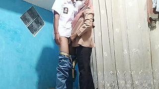 The Teacher Invites the Students to Come Home From School