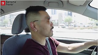 Chinese Pornstar Nicole Doshi Riding Asian Uber Driver