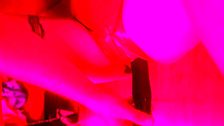 Hard Fuck on a BDSM Swing in Latex