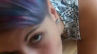 Anniversary blowjob with cum swallow