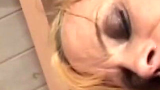 Busty Blonde MILF Rides Thick Cock to Creampie