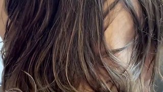 Amateur brunette czech in pov blowjob