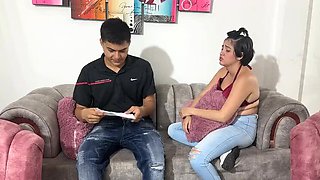 Sexy Stepsister Fucks Me Hard To Keep Her School Failures Secret From Stepdad - Big Tits Latina Anal