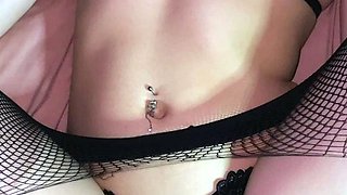 Amateur slut gangbang anal in stockings and lingerie